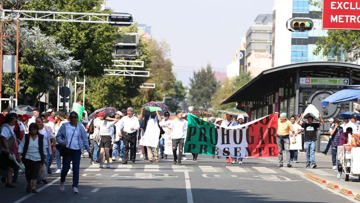 Megamarcha de comerciantes en CdMx | Foto: Ariana Pérez