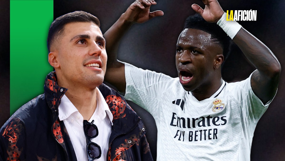 Afición del Manchester City prepara una pancarta contra Vinicius Jr (Reuters)