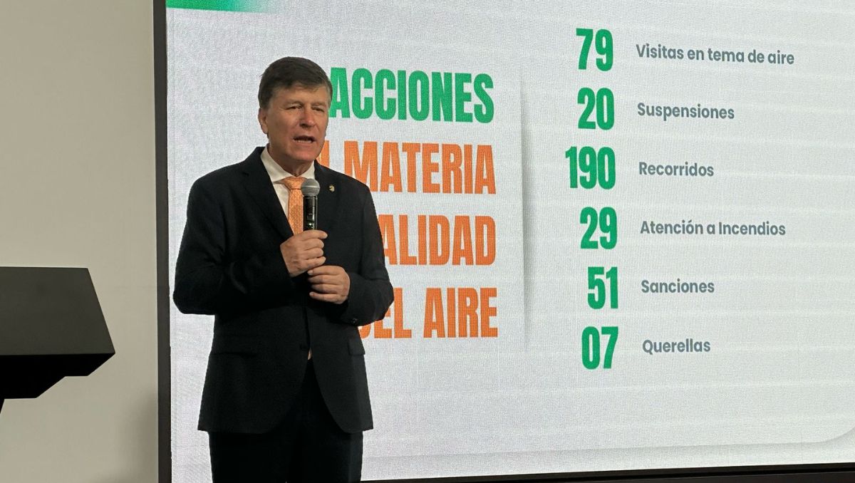 Alfonso Martínez Muñoz, secretario de Medio Ambiente de Nuevo León. Sandra González