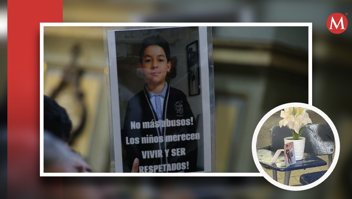 Alumnos de la Secundaria Técnica 39 recuerdan al pequeño Mateo Santiago con dolor y tristeza.