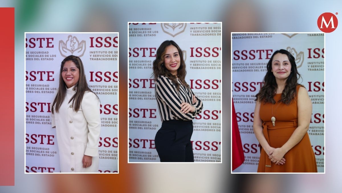 Las doctoras Alaide Miranda Nieto, Guadalupe Abigaíl Valerio Arellano y Rocío Robles. Jorge López