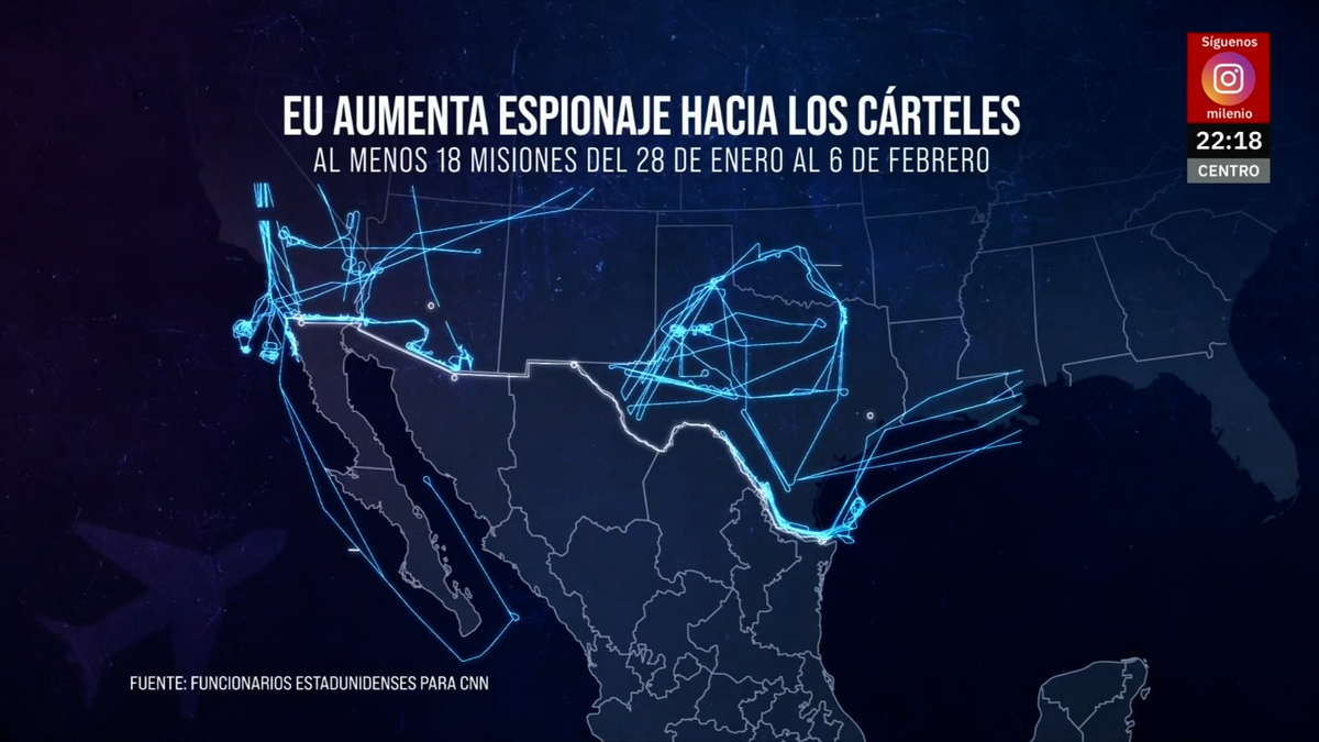 EU intensifica vigilancia contra grupos criminales mexicanos tras aumento de vuelos de espionaje