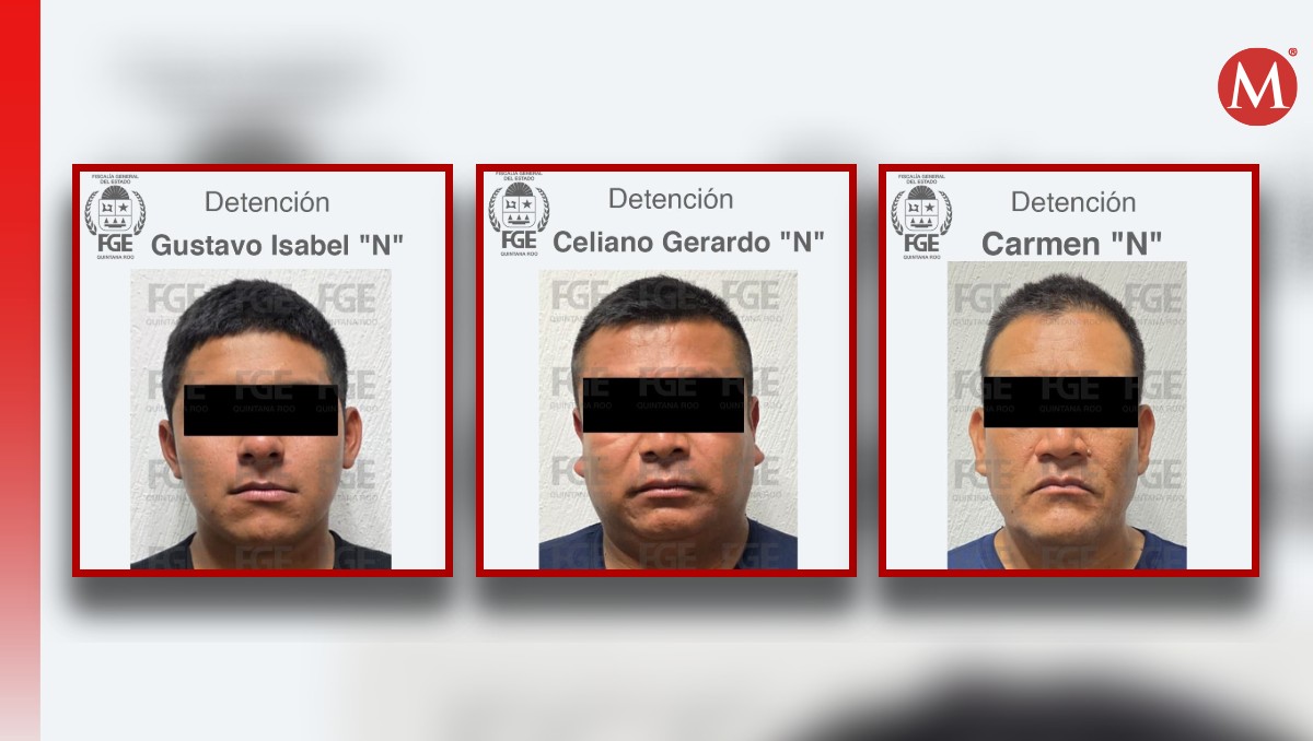 Los implicados fueron identificados como Carmen 'N', Gustavo Isabel 'N' y Celiano Gerardo 'N'.| Especial