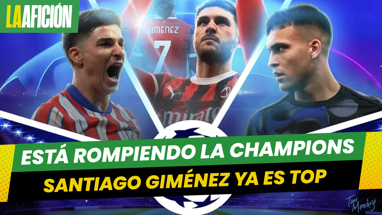 Santi Giménez, en el Top 5 de goleadores del continente americano en Champions League 2024/2025