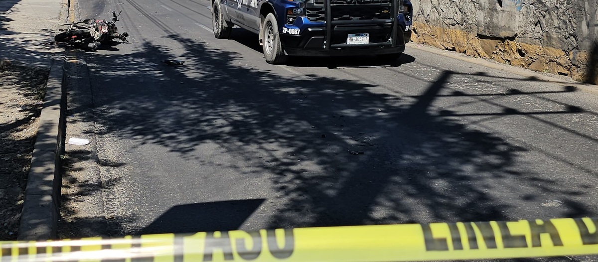 El accidente ocurrió sobre la  avenida Juan Gil Preciado. (Juan Carlos Munguía)