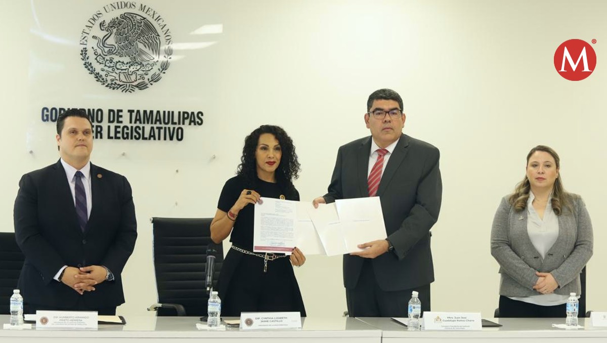 Entregan lista de candidatos a elección judicial en Tamaulipas a Ietam. (Antonio Hernández)
