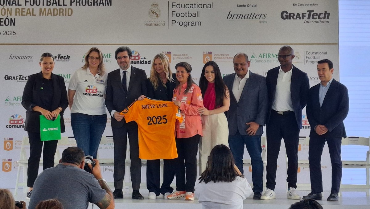 Inauguran Educational Football Program de la Fundación Real Madrid en Nuevo León (Cortesía)