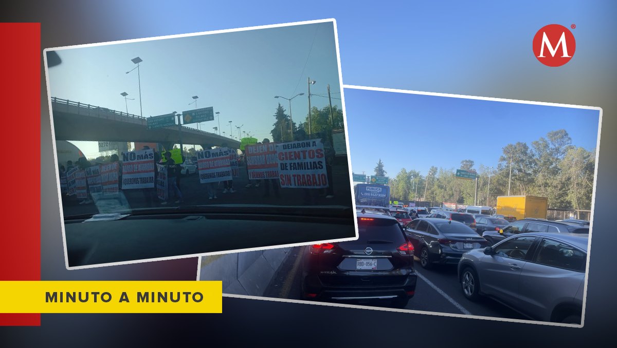 Manifestantes protestan contra operativo 'Atarraya' en Periférico Norte. Foto: Especial