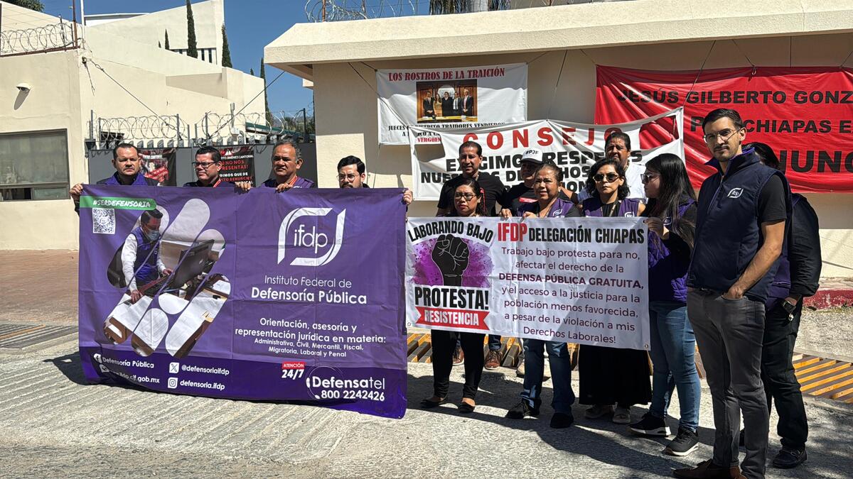 Reforma judicial: empleados del Poder Judicial en Chiapas advierten posible paro total | Especial