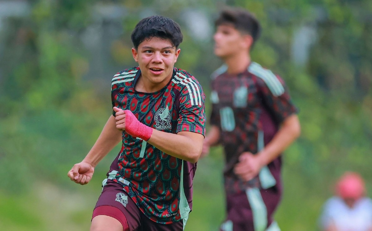 La Selección Mexicana Sub-17 enfrenta a Barbados en la jornada 4 del Premundial Sub-17 de la Concacaf (X @miseleccionsubs)