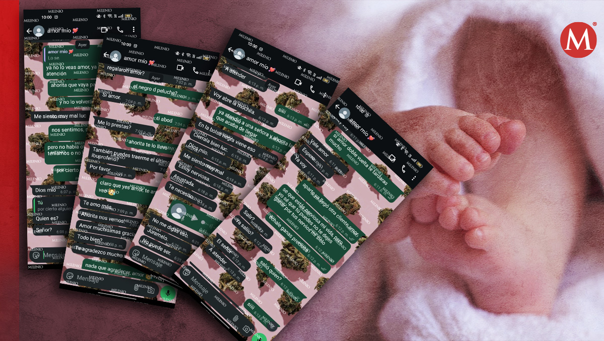 WhatsApp revela que madre sí sabía del abandono de bebé en Tultitlán | Diseño: Óscar Ávila