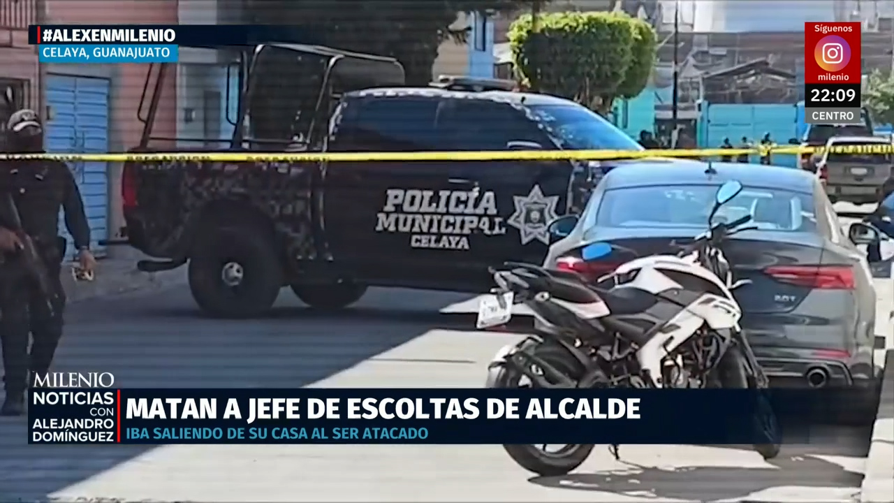 Asesinan al jefe de escoltas del alcalde de Celaya al salir de su casa