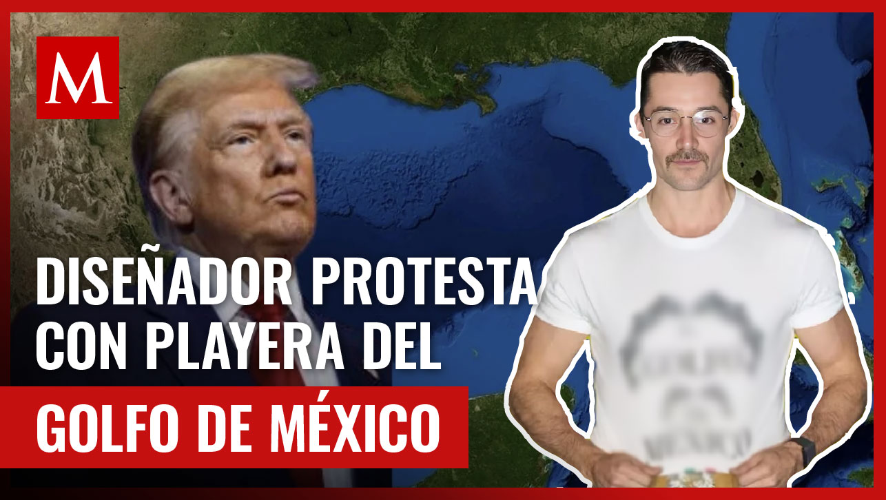 El diseñador mexicano apareció en la pasarela de Nueva York con una playera de El Golfo de México