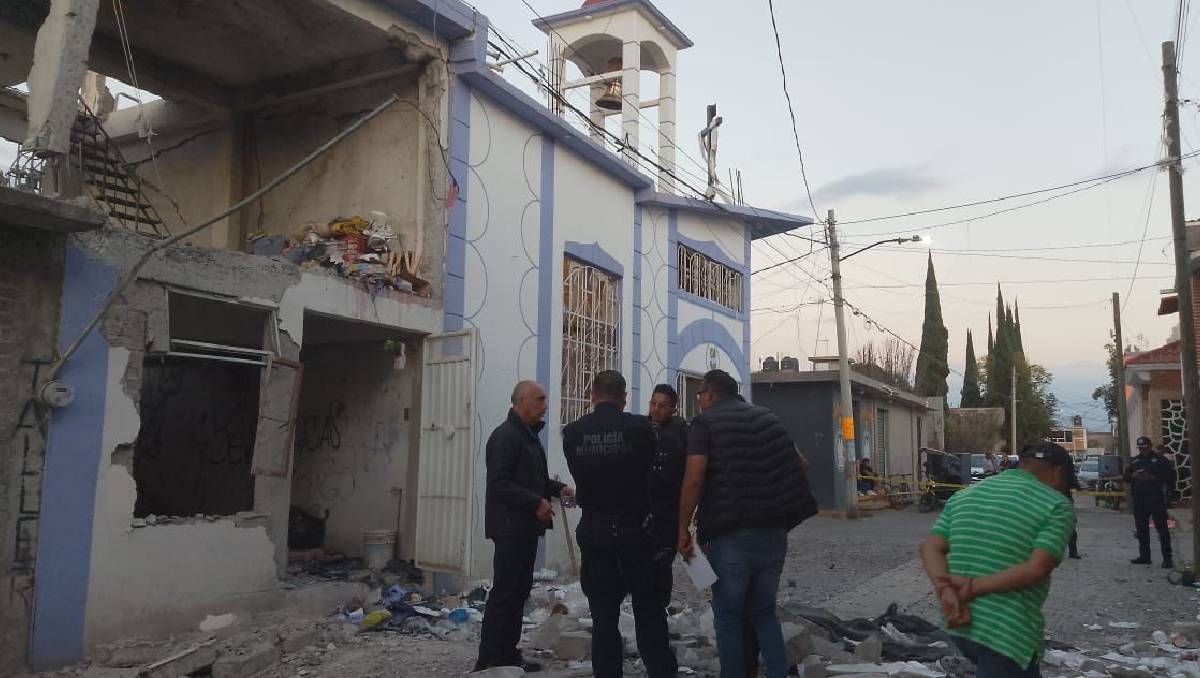GEM informa que explosión fue por mal manejo de pirotecnia. Foto: (Especial)