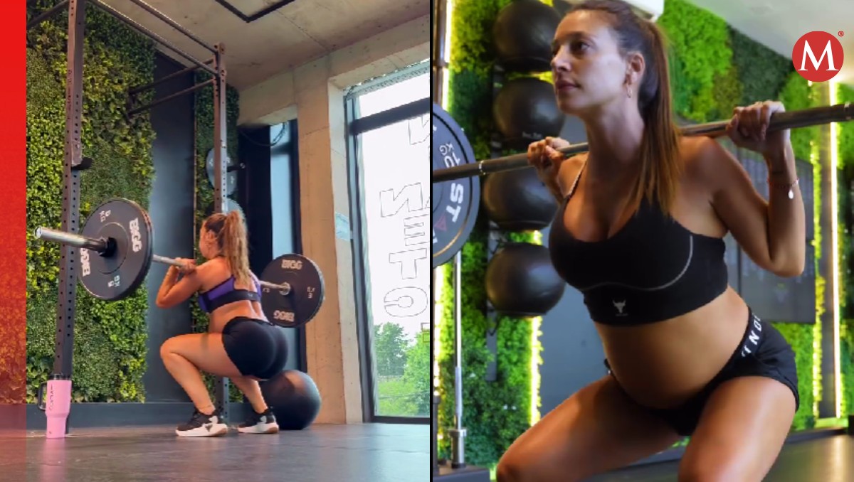 Influencer es criticada por ir al gym estando embarazada y responde enojada. | IG:  @lasobrideperez