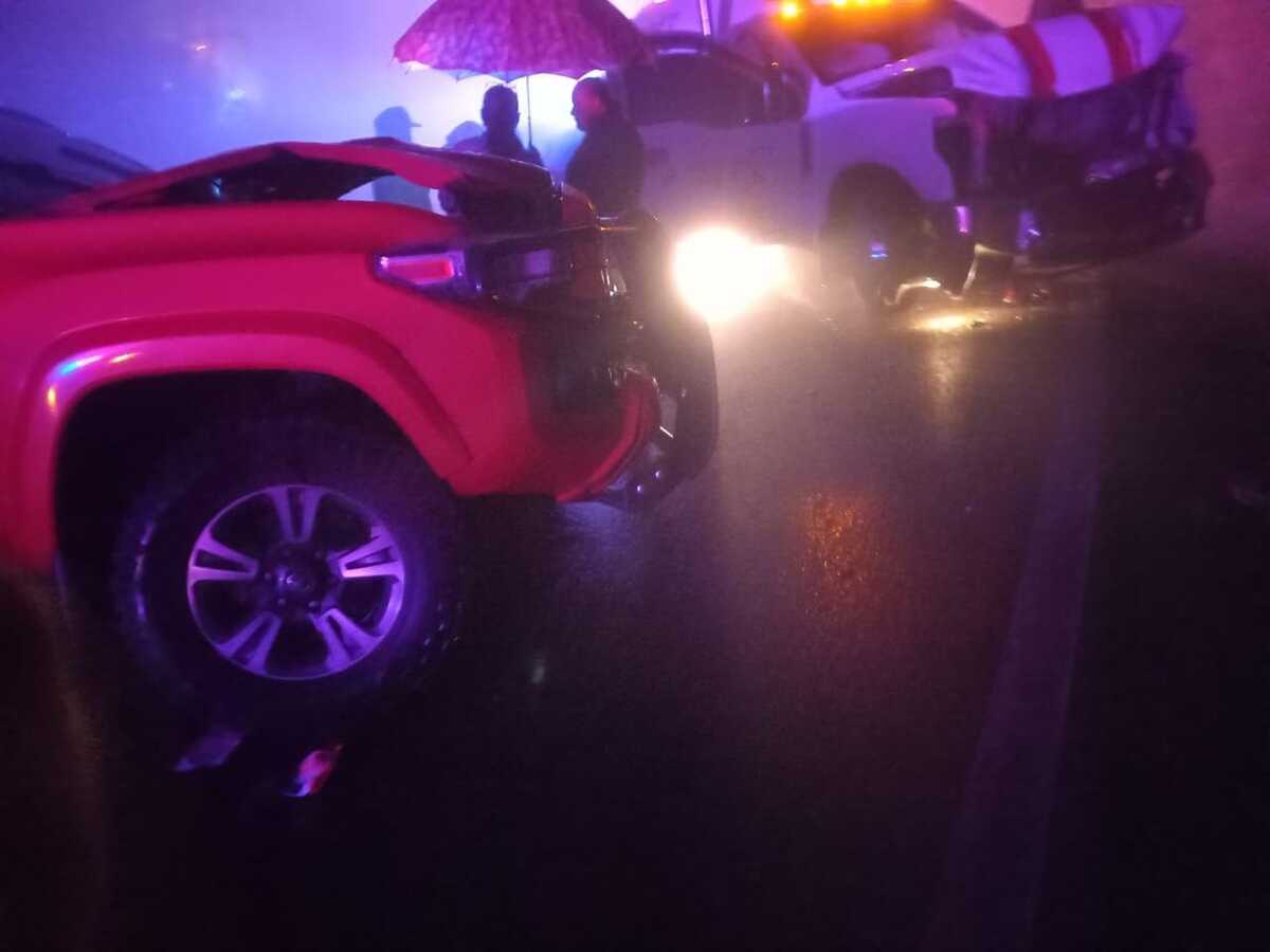 Accidente en la sierra de Hidalgo.
