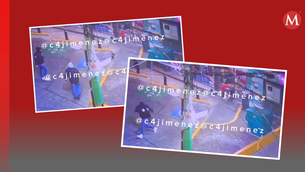 En el video se observa a los dos hombres intentando entrar al lugar. | Especial
