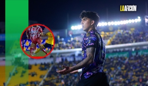 Kevin Álvarez se fue expulsado contra Necaxa en los últimos minutos del partido