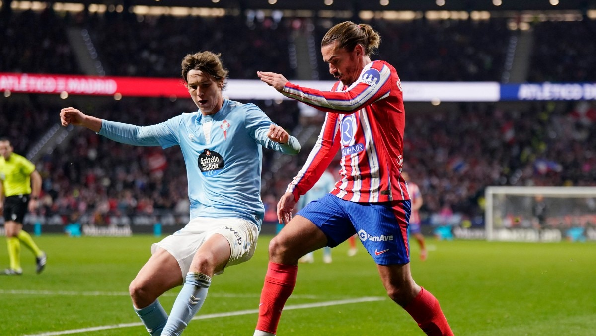 El Atlético de Madrid rescata un punto contra el Celta de Vigo (Reuters)