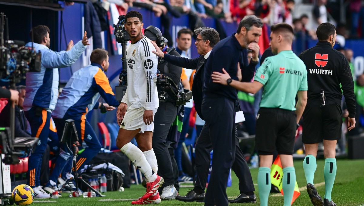 Bellingham dice que no ofendió a árbitro en Osasuna vs Real Madrid (EFE)