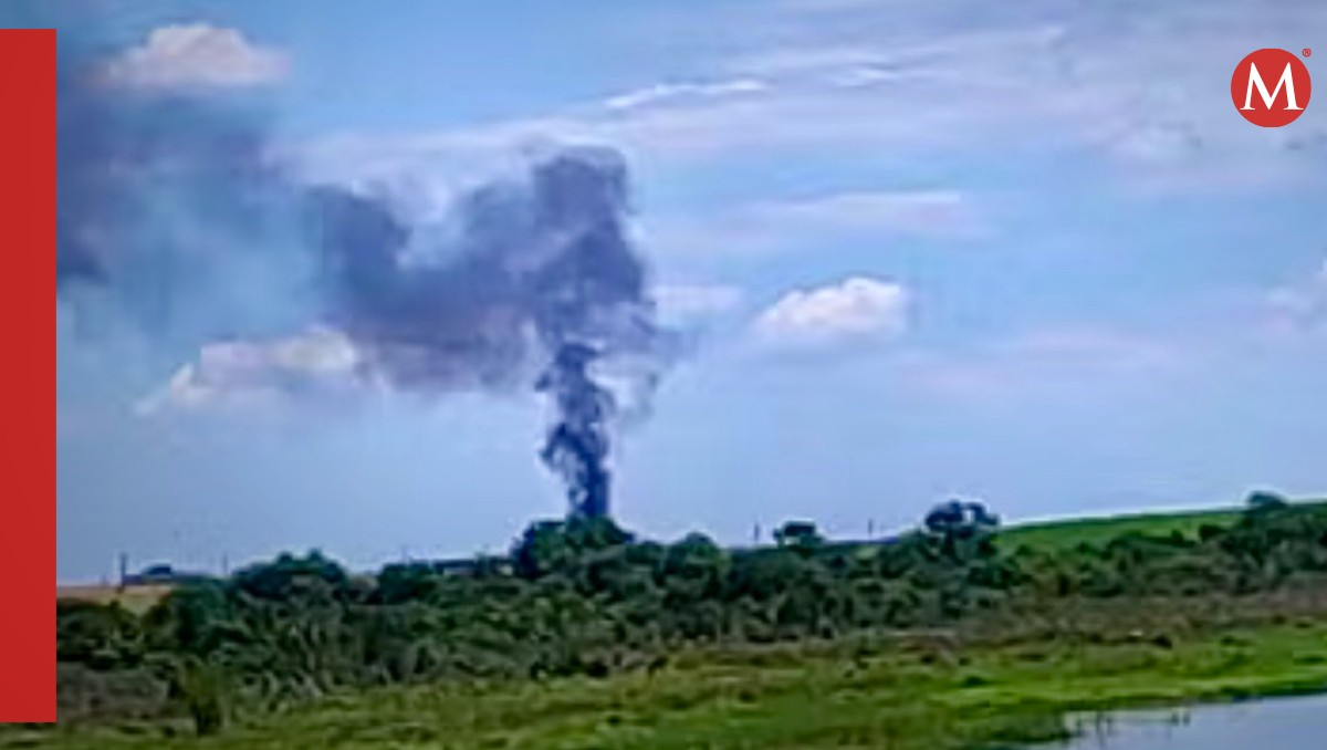 La avioneta cayó en el municipio de Quadra | Especial