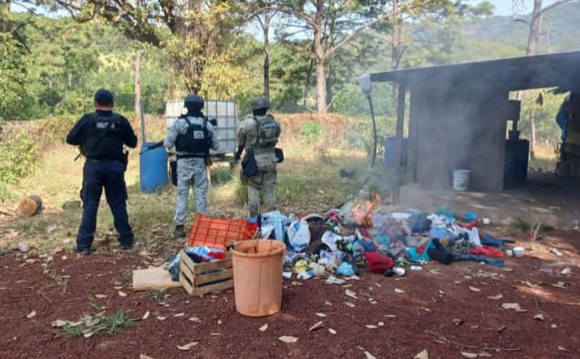 En el operativo intervinieron la Guardia Nacional, la Defensa y autoridades estatales (foto: especial)