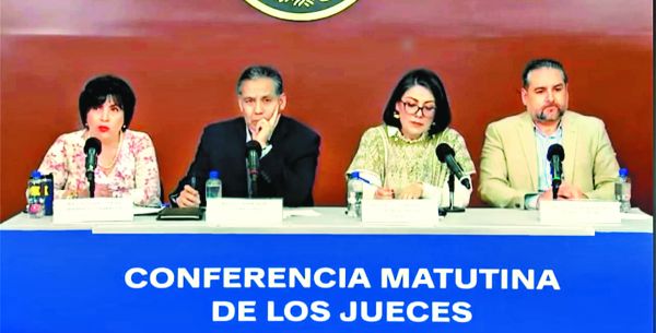 Última contramañanera de impartidores de justicia. ESPECIAL