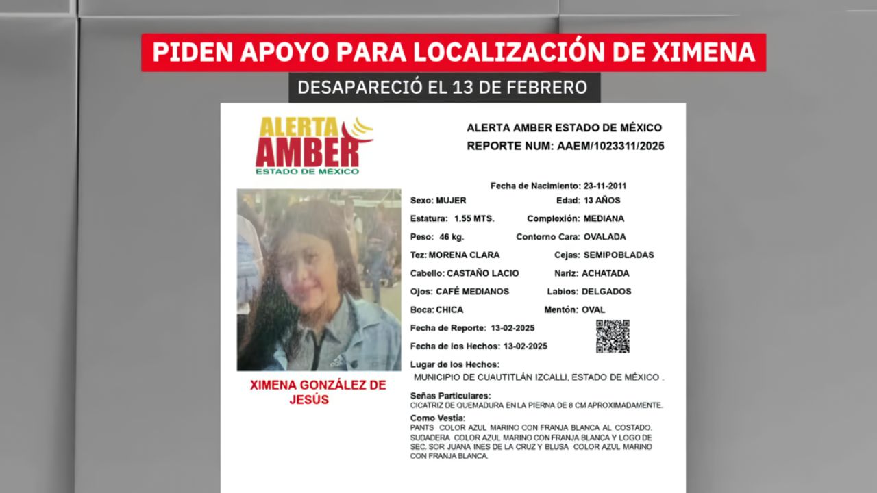 Familiares de Ximena bloquean la México-Querétaro pidiendo su localización