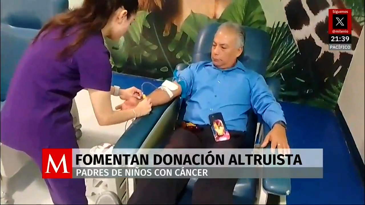 Impulsan campaña para fomentar la donación de sangre en niños con cáncer
