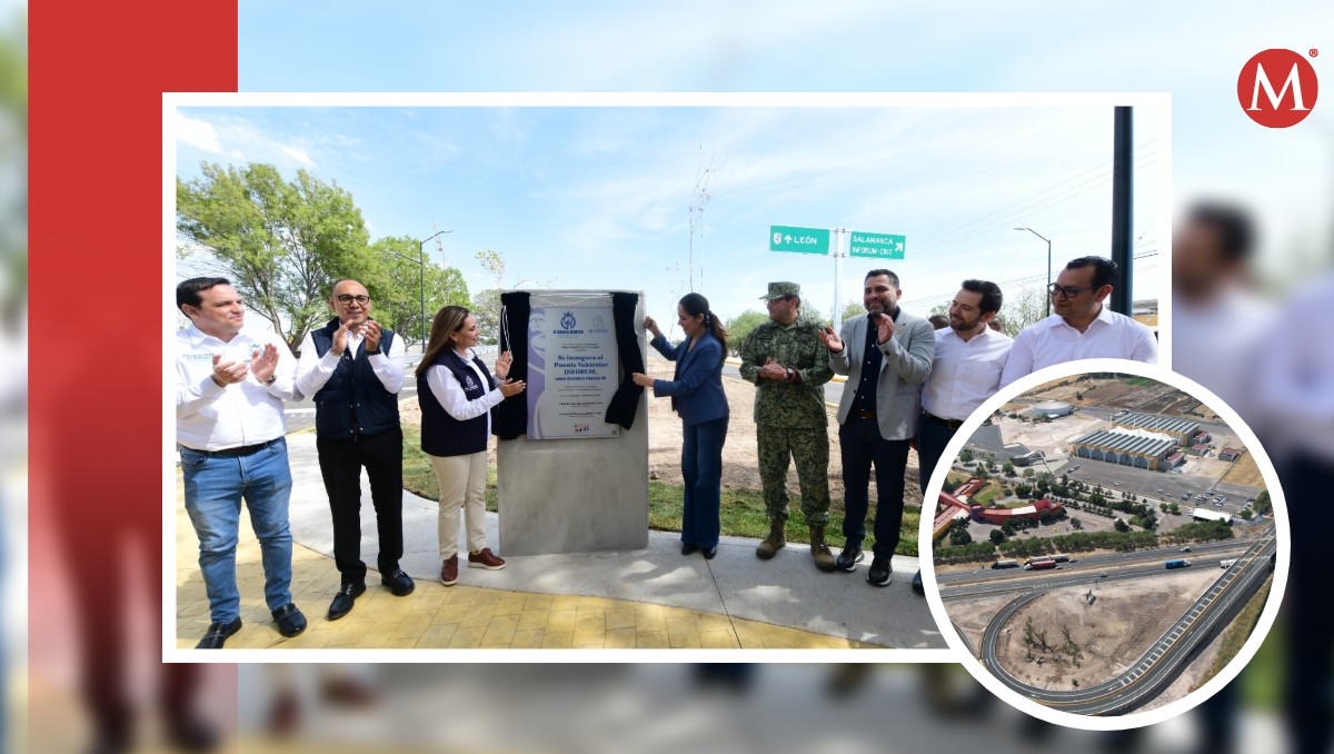 Inauguran Puente Vehicular Inforum en Irapuato