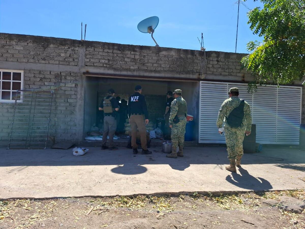 Laboratorios de drogas en Sinaloa.