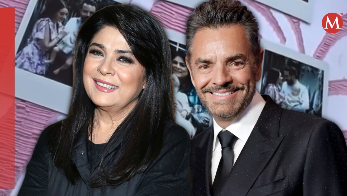 Victoria Ruffo reacciona a falta de Eugenio Derbez en bautizo de Tessa