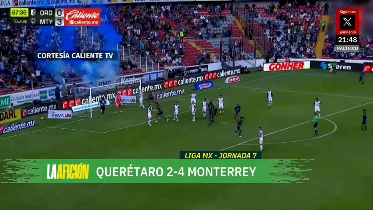 Rayados vencen a Querétaro tras aprovechar sus errores en el partido