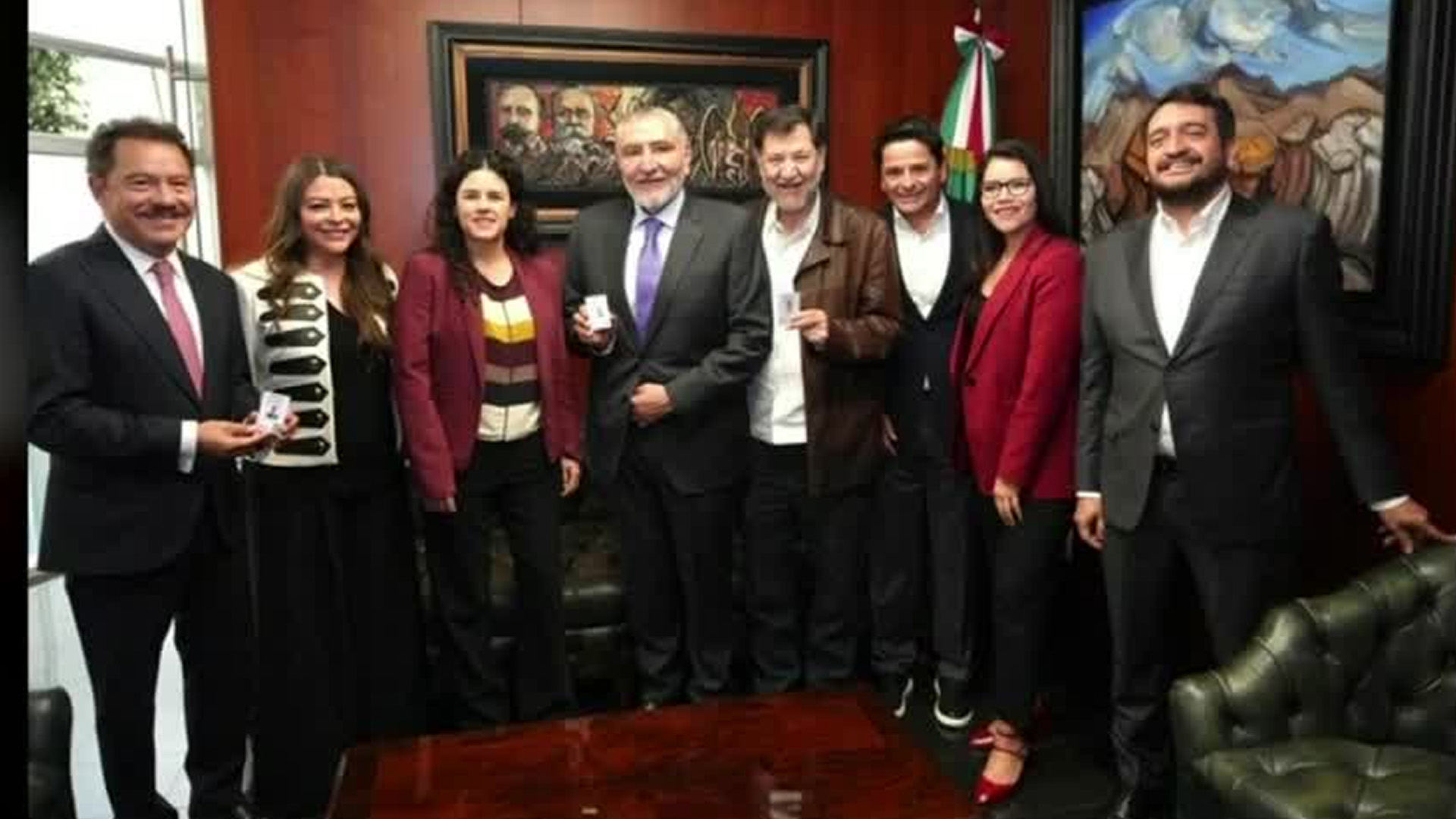 Avanza proceso de afiliación a Morena en el Senado de la República; Noroña se afilió al partido