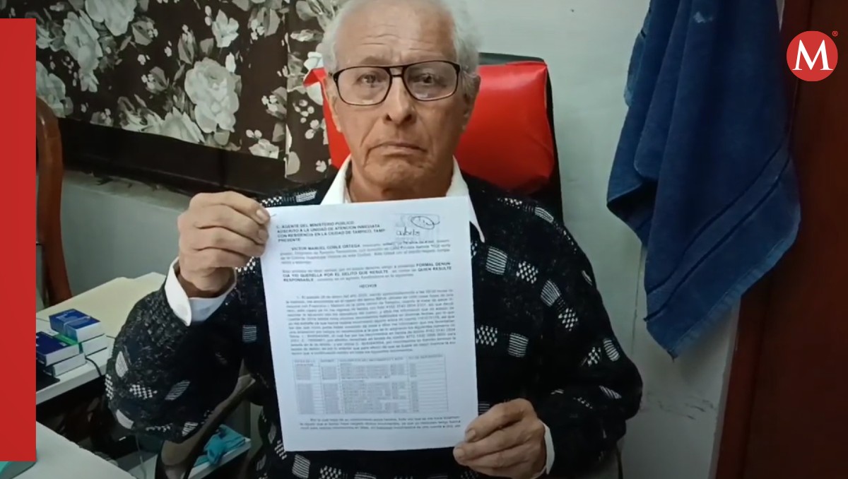 El banco se deslindó de la falta de dinero en la cuenta de Armando Martínez Ortega. (Pablo Reyes)