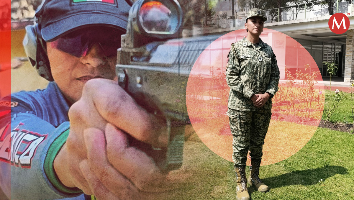 Lizbeth Chávez ha representado al Ejército mexicano en competencias internacionales. | Diseño: Óscar