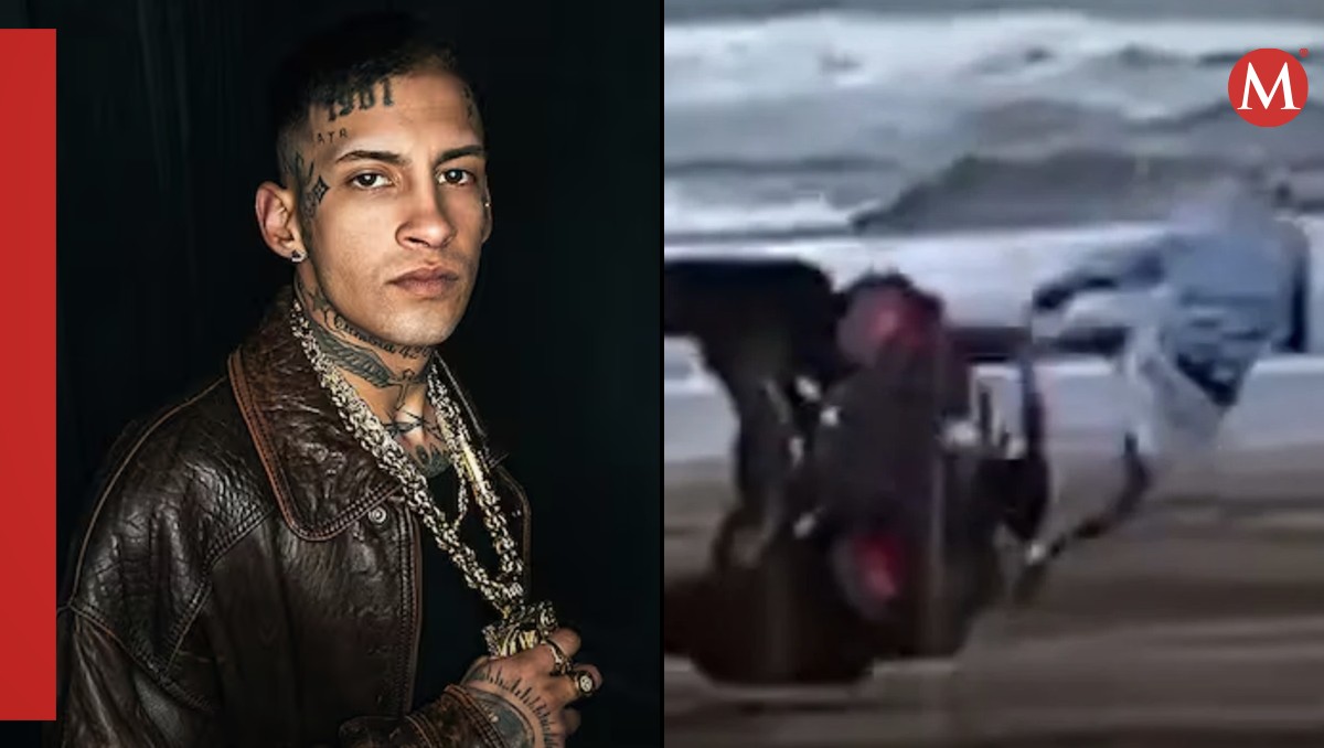 El cantante L-Gante sufrió un fuerte accidente en un moto triciclo | ESPECIAL