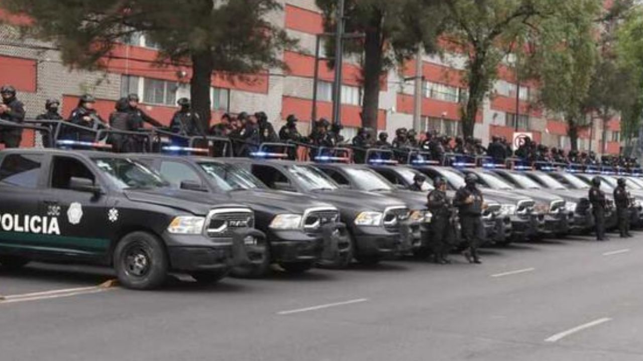 En colonias de la Cuauhtémoc, CdMx, despliegan a 180 policías para reforzar seguridad