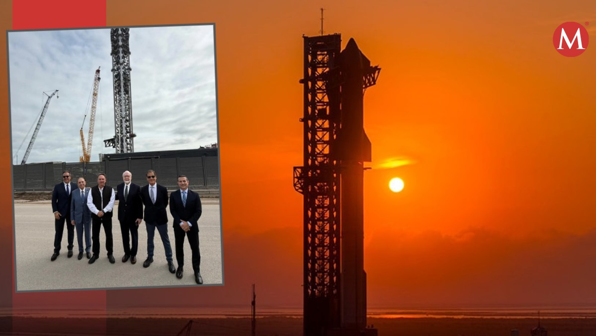 Empresarios de Tampico visitaron la base de despegue de Space X en Brownsville, Texas.