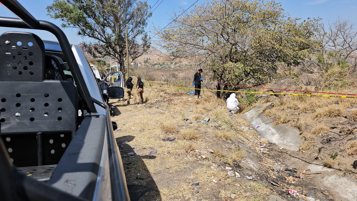 El hallazgo ocurrió al costado de la carretera a Saltillo. (Juan Carlos Munguía)
