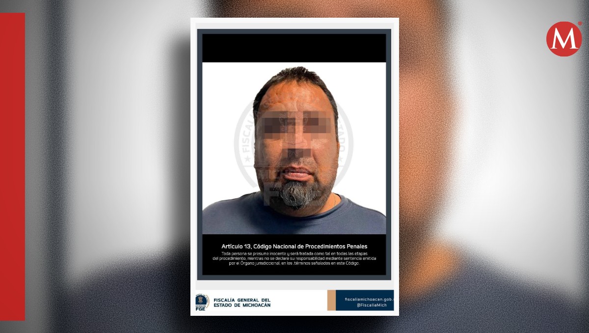 Rogelio 'N' fue detenido por las autoridades de Michoacán | Especial