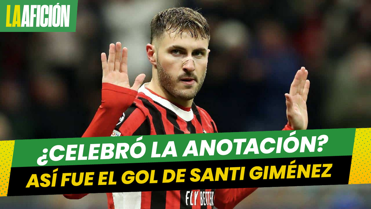 Santiago Giménez anota su primer gol en Champions League con el Milán y fue contra Feyenoord