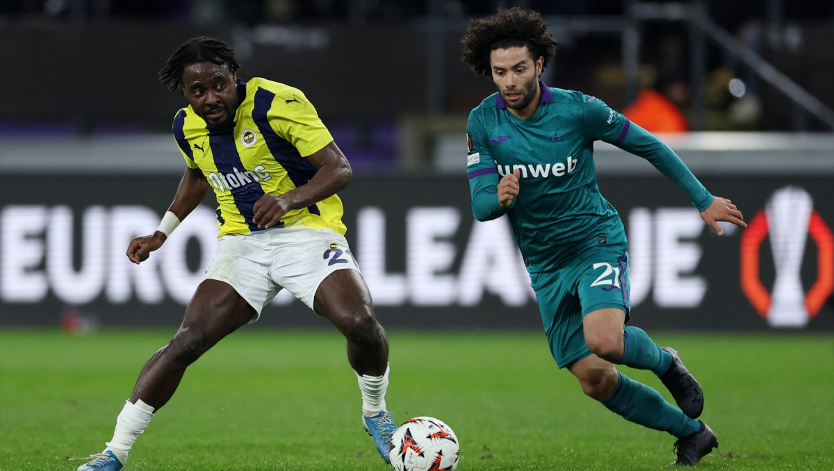 Chino Huerta y Anderlecht, eliminados de la Europa League 2025 a manos del Fenerbahce (Reuters)
