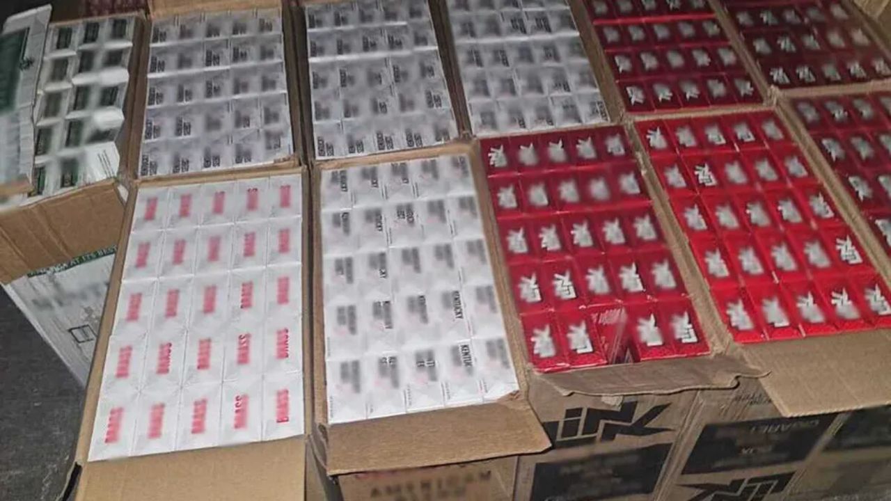 Decomisan armas, vapeadores y un millón de cigarrillos en Cuauhtémoc