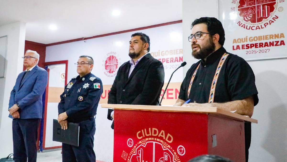 Isaac Montoya busca mejorar percepción de seguridad de Naucalpan. Foto: (Especial)