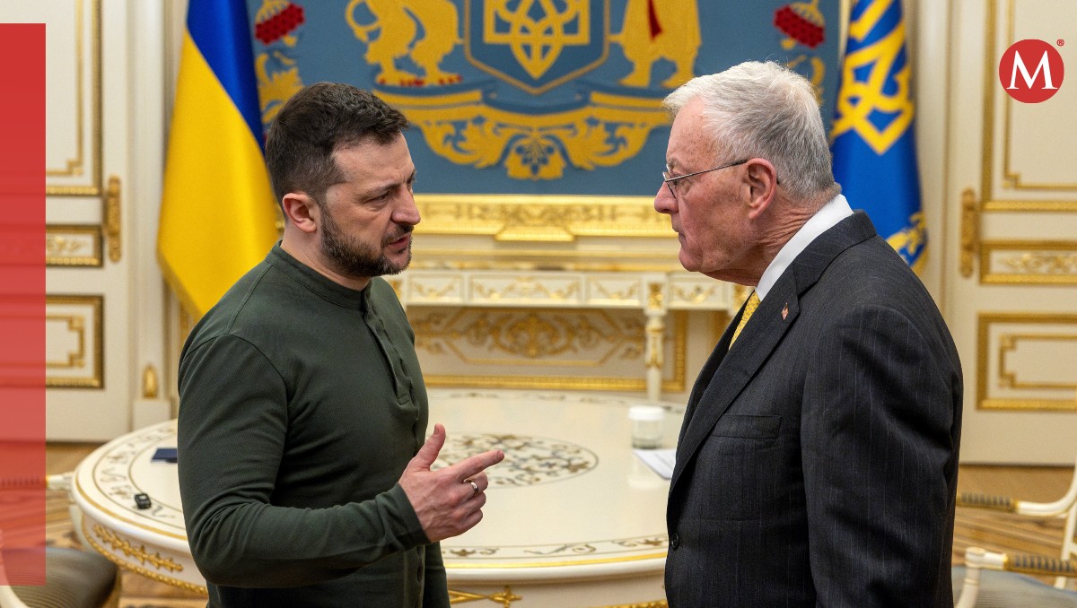 Keith Kellogg visitó a Volodimir Zelensky en Kiev. | Reuters