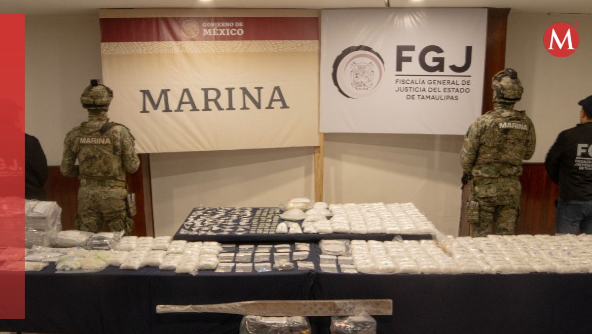 Asegura Semar más de 22 mil dosis de cocaína en Tamaulipas