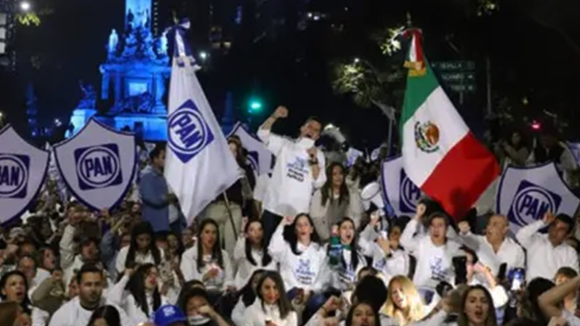 Así fue la protesta del PAN en Reforma contra la reforma judicial