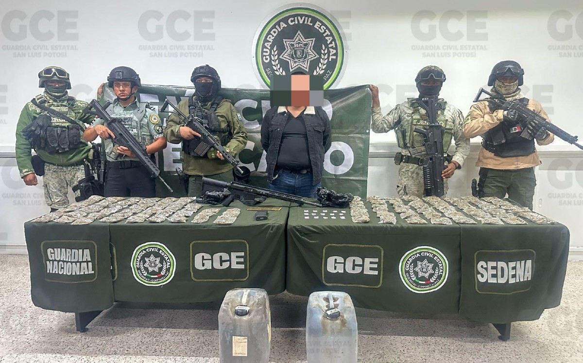 Héctor “N”, de 39 años, portaba drogas, armas y un vehículo robado. | Especial
