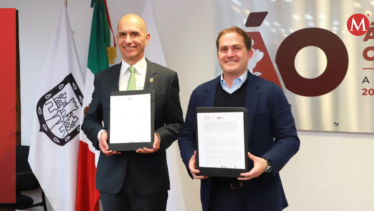 La iniciativa fue firmada por el alcalde de AO, Javier López Casarín y el titular del C5, Salvador Guerrero Chiprés. | Especial